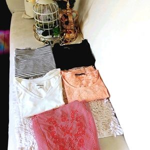 🛒👚🎁🎉 5 Crop Tops good condition 🎀